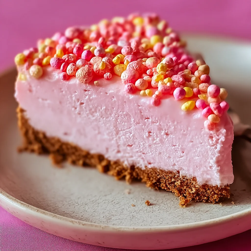 Bubblegum Cheesecake - Fun & Easy Dessert