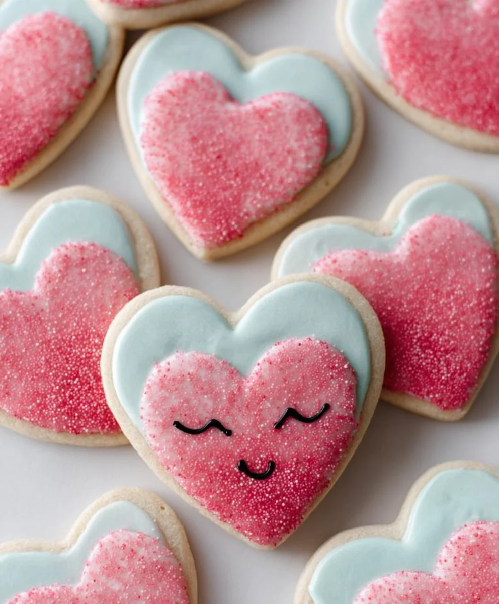 Cutest Non-Non-Alcoholic Alternative Vnon-alcoholic alentine Sugar Cookies - Easy Recipe