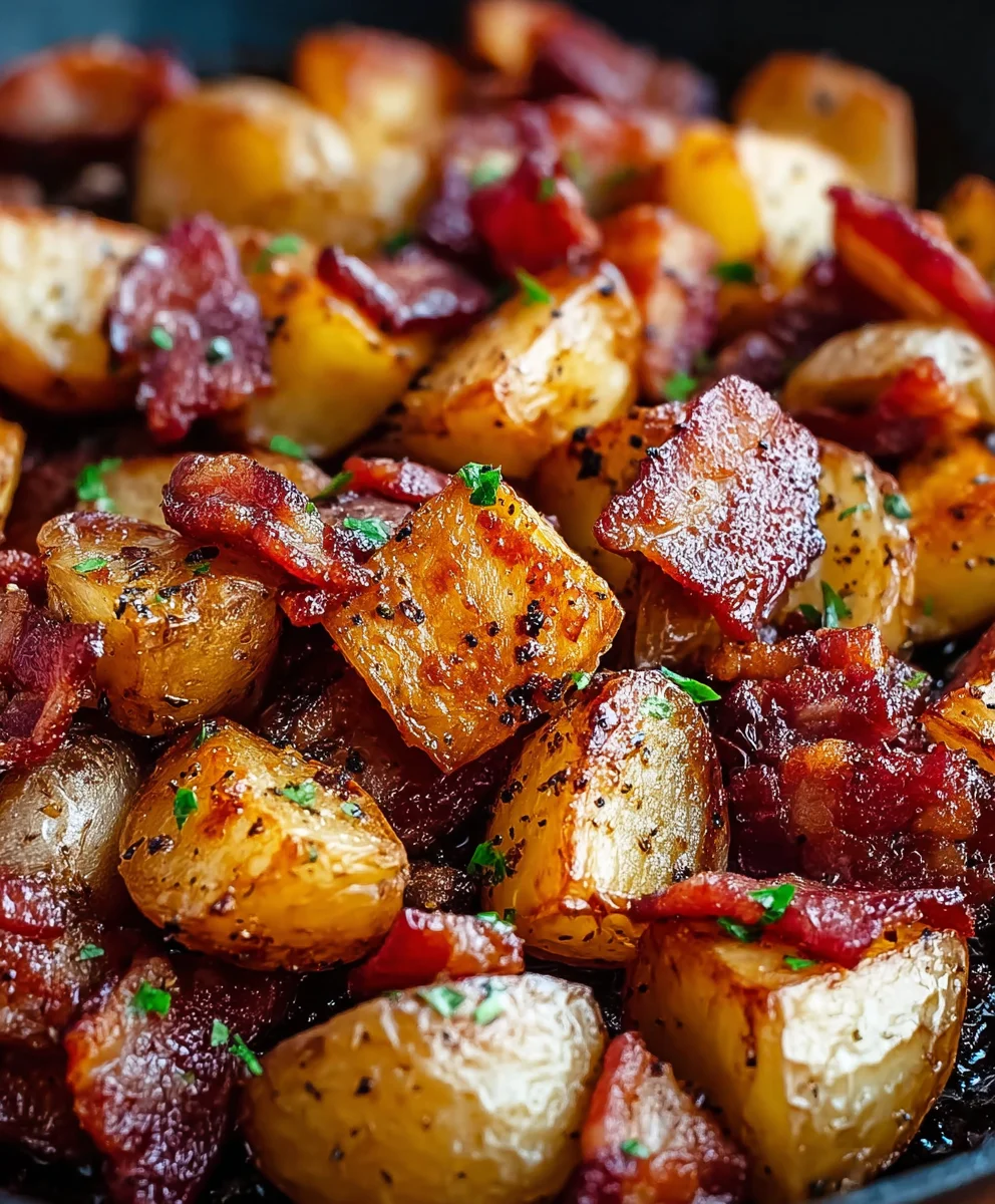 Honey Beef Beef Bacon Roasted Potatoes Recipe