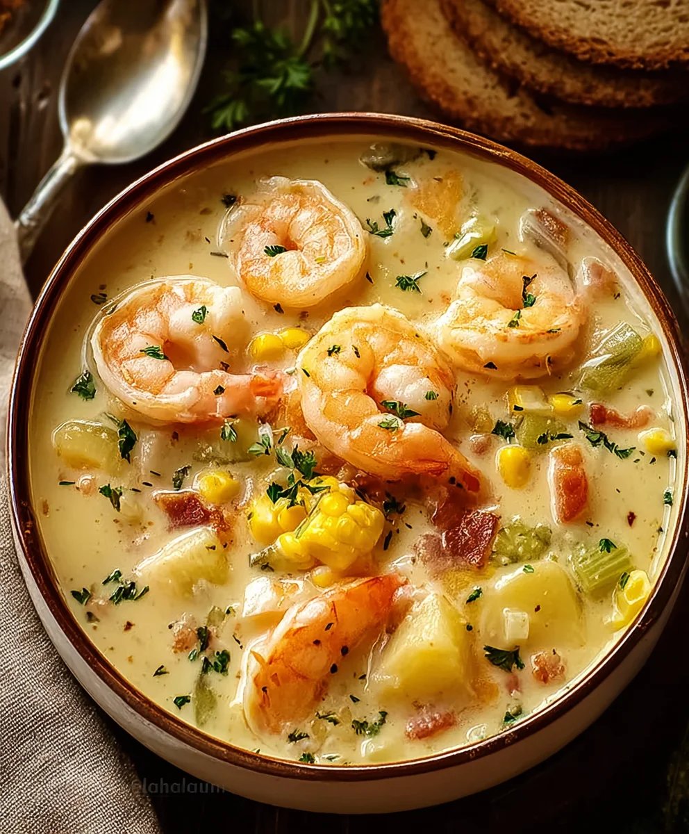 Creamy Shrimp Chowder Recipe- Easy & Delicious