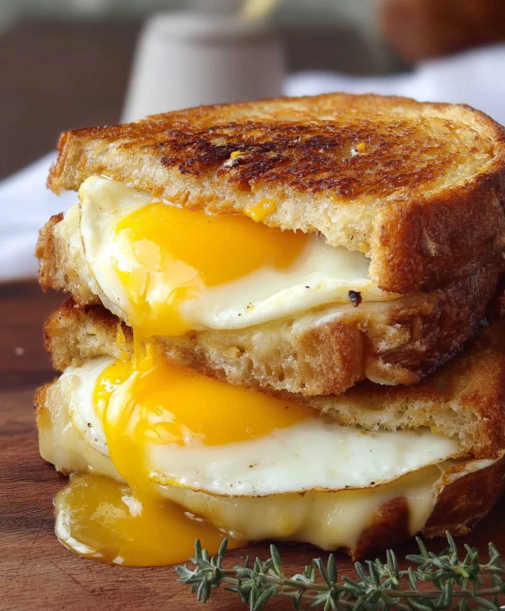 Ultimate Fried Egg Grilled Cheese-Ultimate Comfort Food