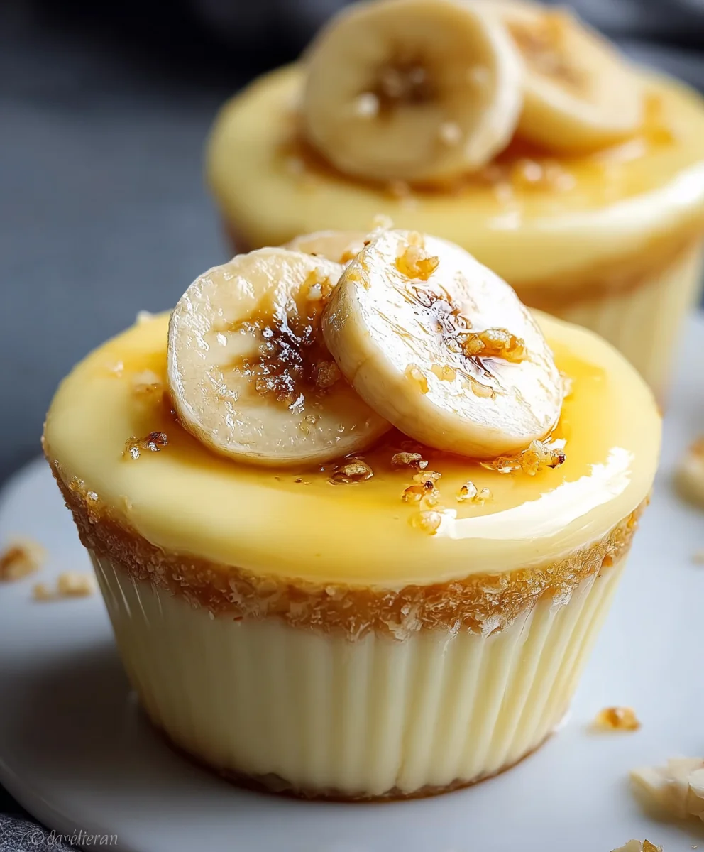 Easy Banana Custard Cups-Perfect Dessert