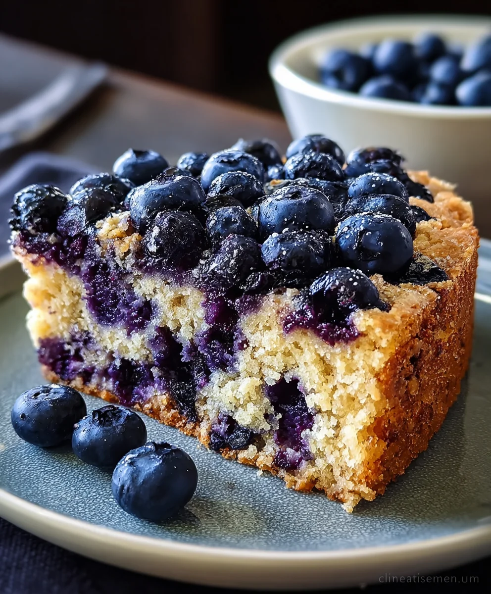 Simple Blueberry Cake Recipe-Deliciously Moist & Flavorful