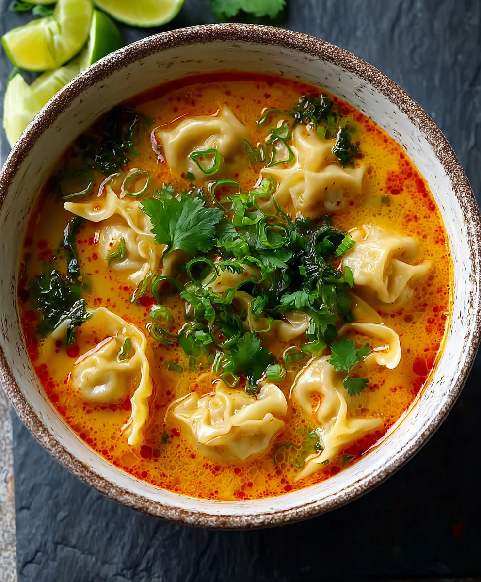 Delicious Beef Curry Dumpling Soup - Flavorful Meal