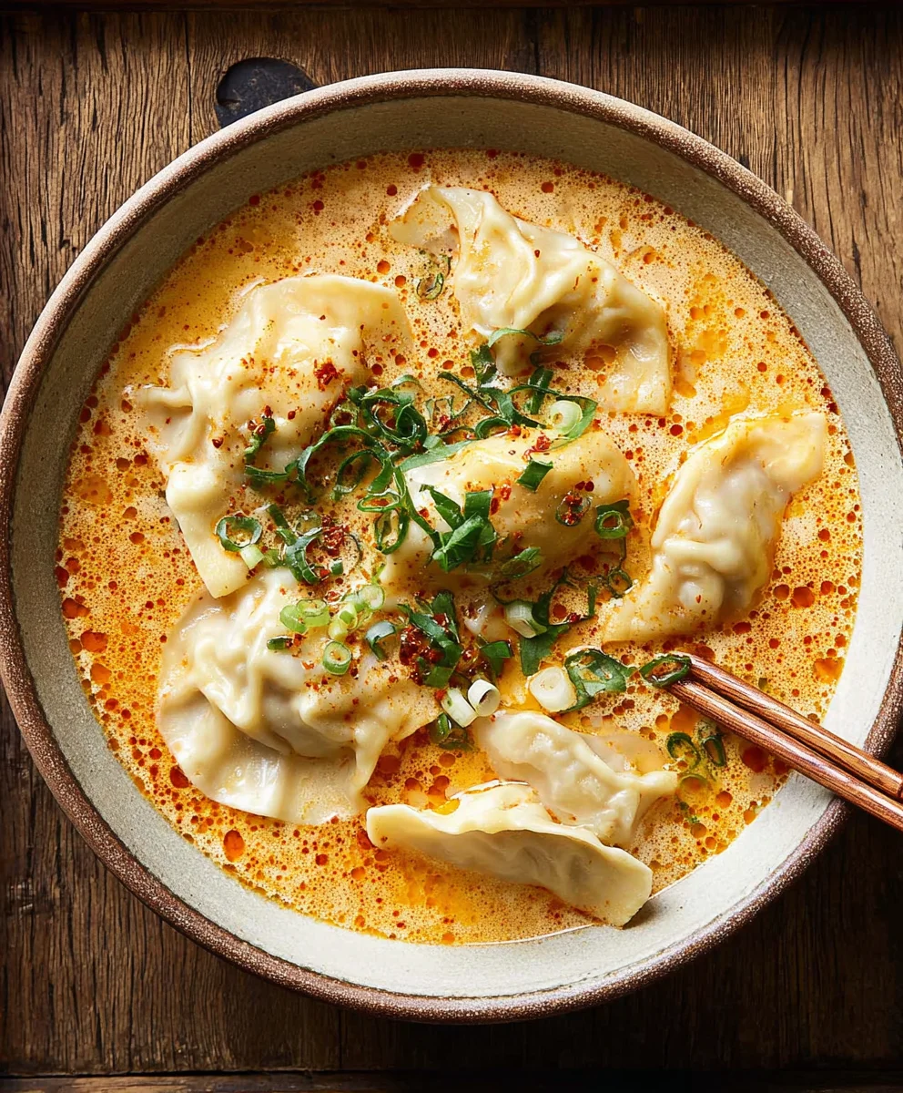 Delicious Beef Curry Dumpling Soup - Flavorful Meal