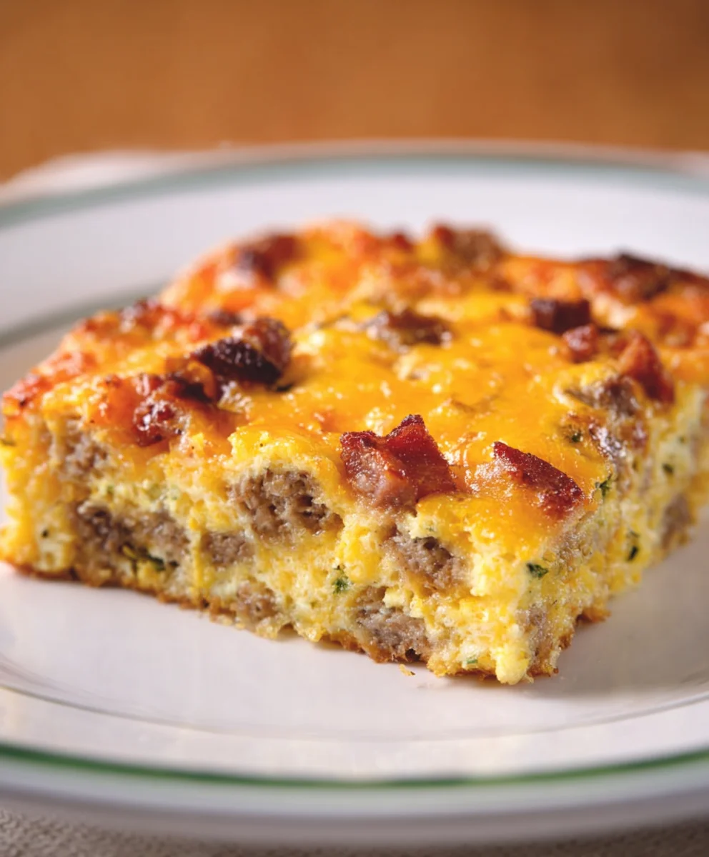 Easy Beef Breakfast Casserole-Best Morning Meal