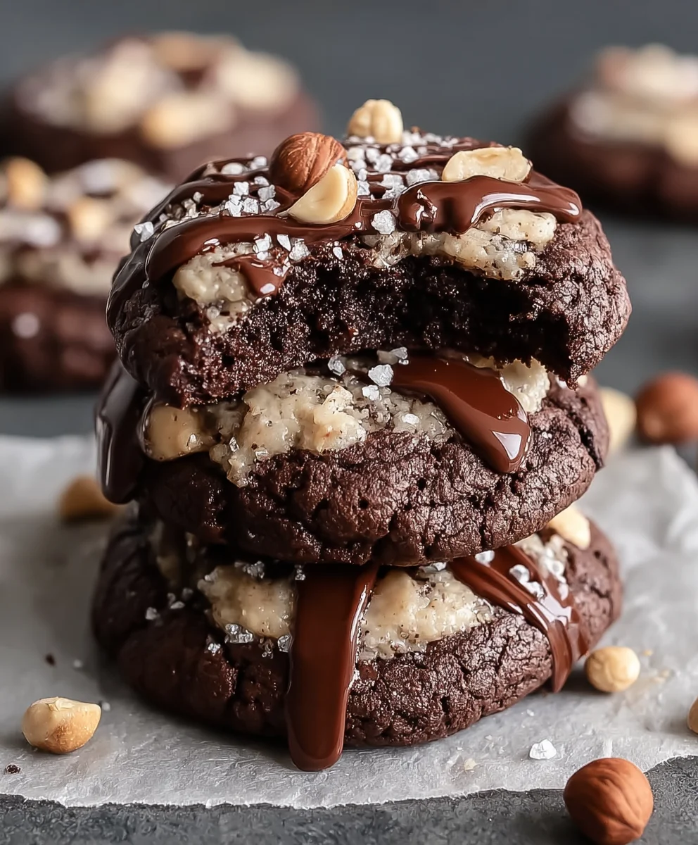 Chewy Hazelnut Mudslide Cookies - Irresistible Treat