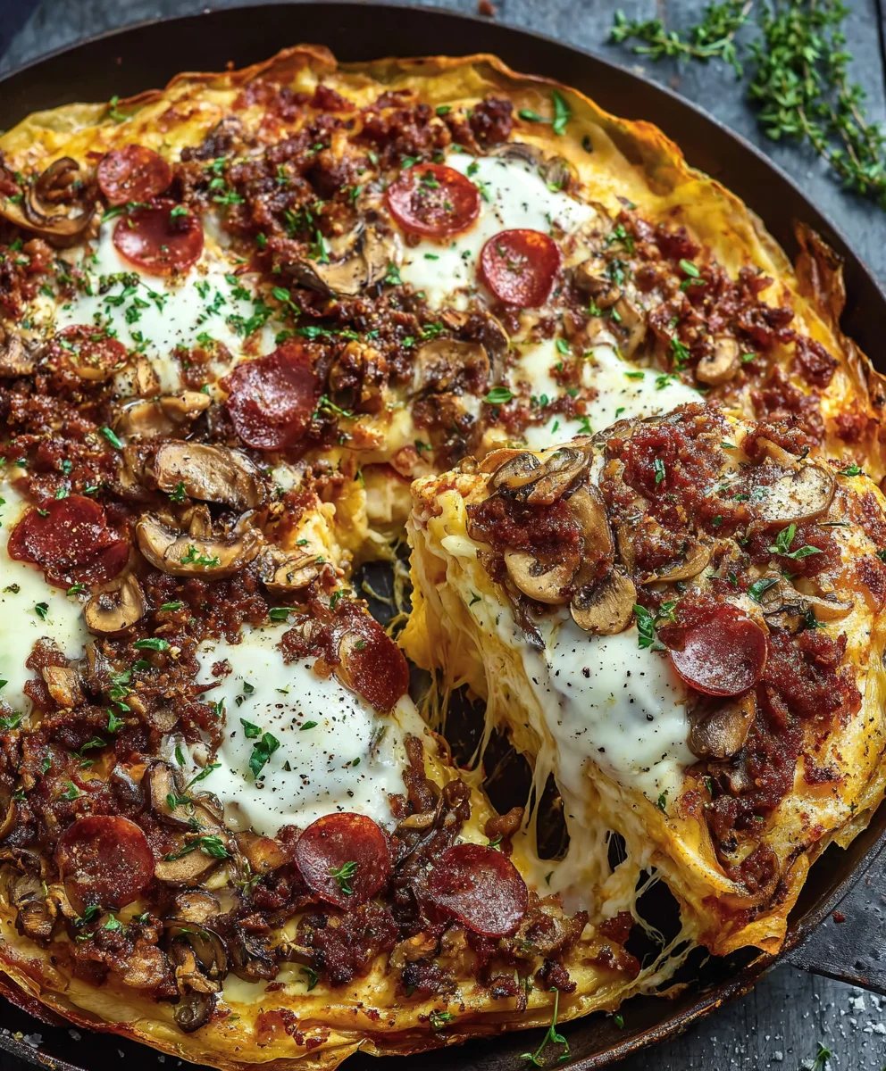 Pizzagna Recipe- Delicious Beef Layers Baked to Perfection