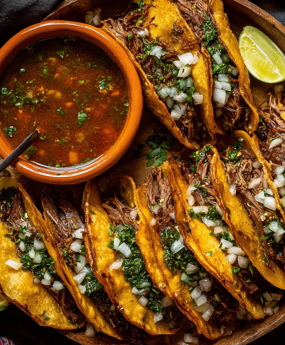 My Fave Beef Birria Tacos-Authentic & Flavorful