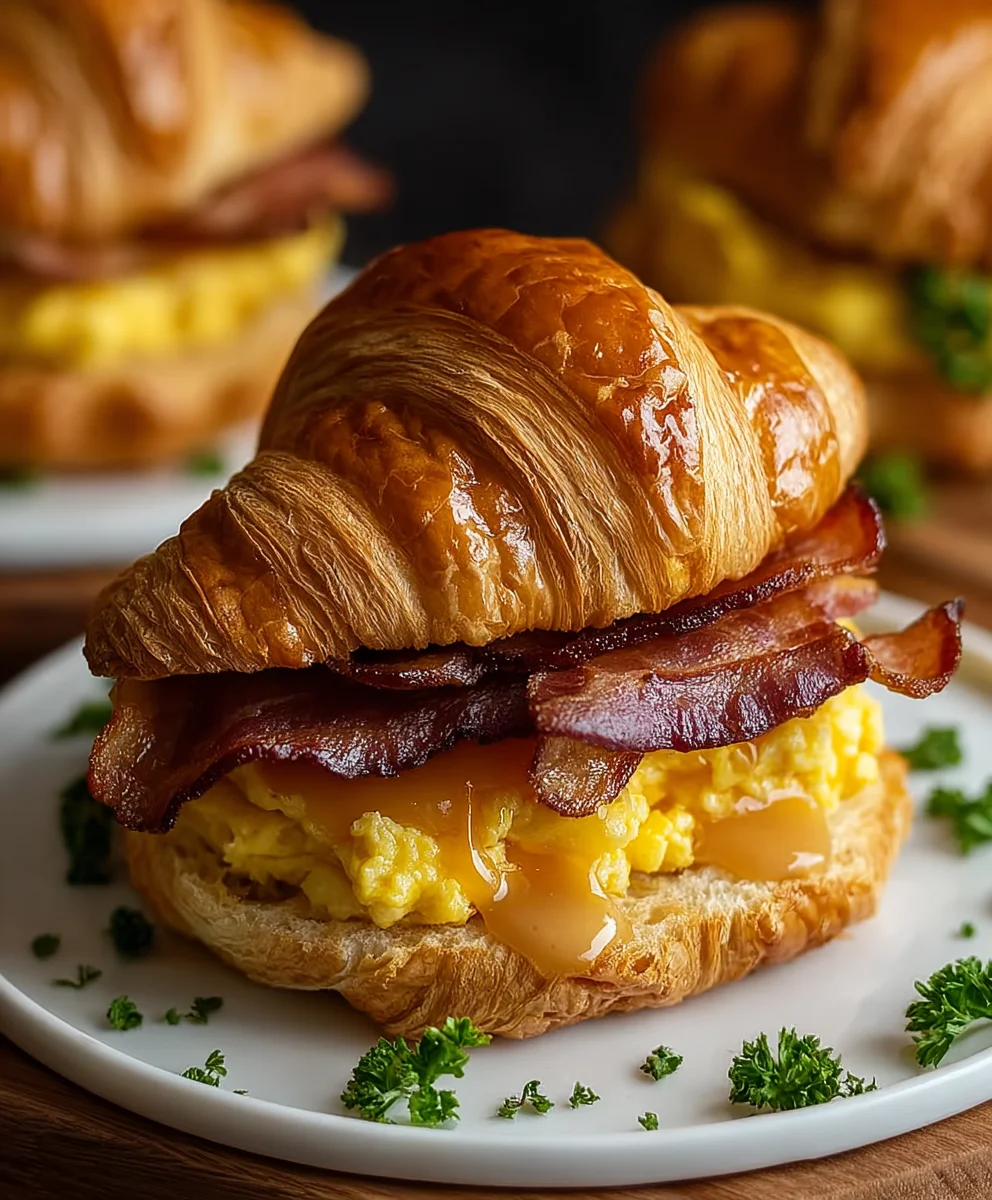 Easy Breakfast Croissant Sandwiches - Quick & Delicious Meals