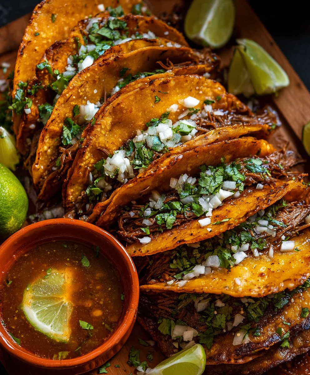 My Fave Beef Birria Tacos-Authentic & Flavorful