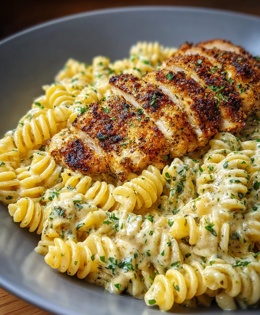 Creamy Garlic Parmesan Chicken Pasta Recipe