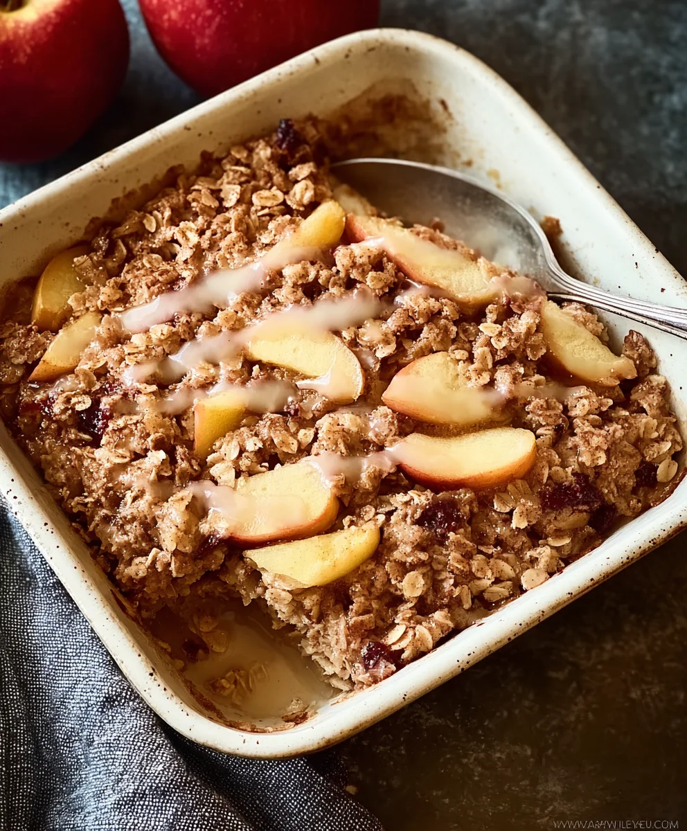 Easy Oatmeal Apple Bake Recipe - Warm & Comforting