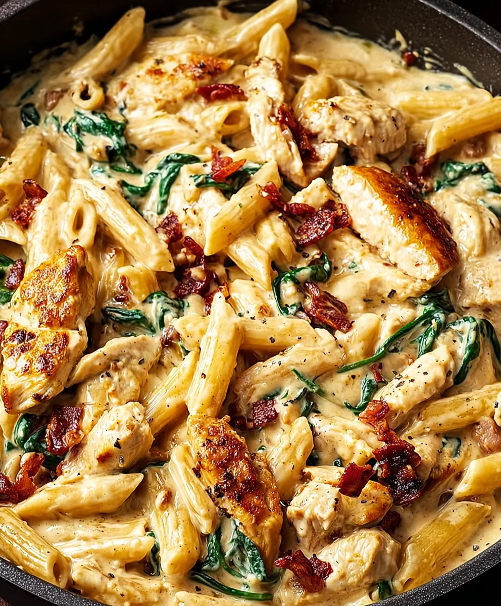Tuscan Chicken Pasta- Creamy & Delicious Dinner Recipe