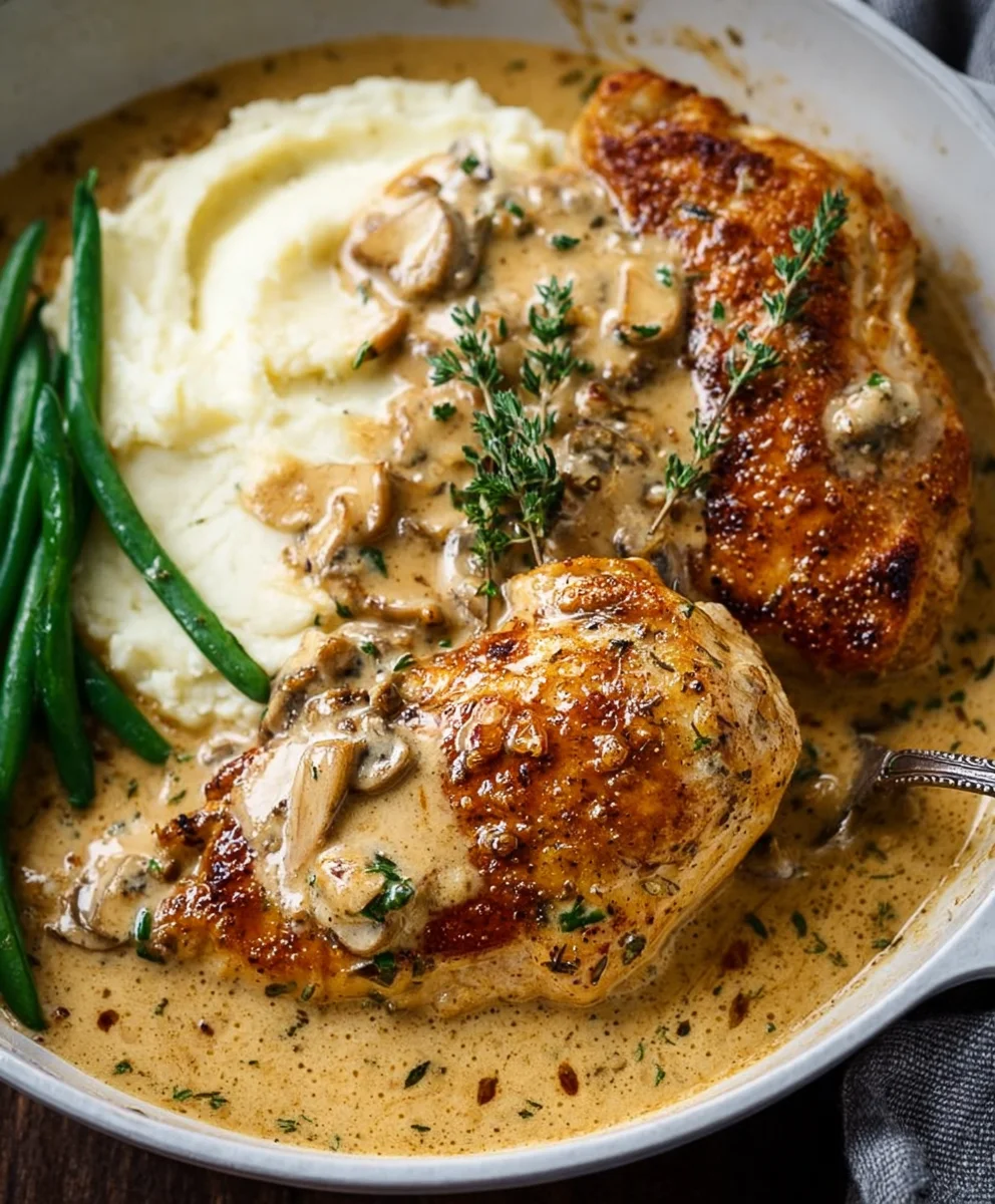 Easy Creamy Garlic Chicken Recipe