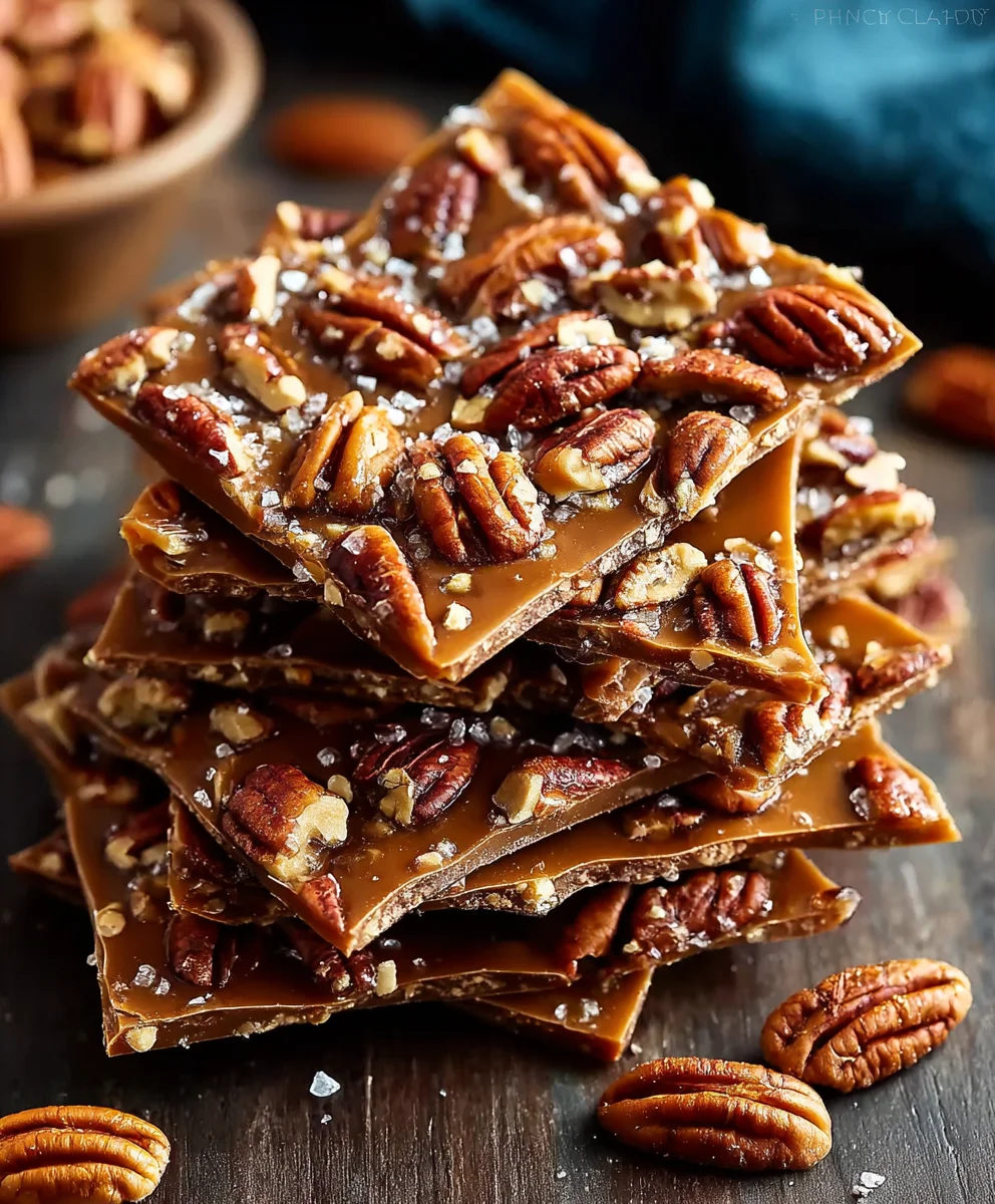 Easy Pecan Bark Recipe-Sweet Nutty Treat