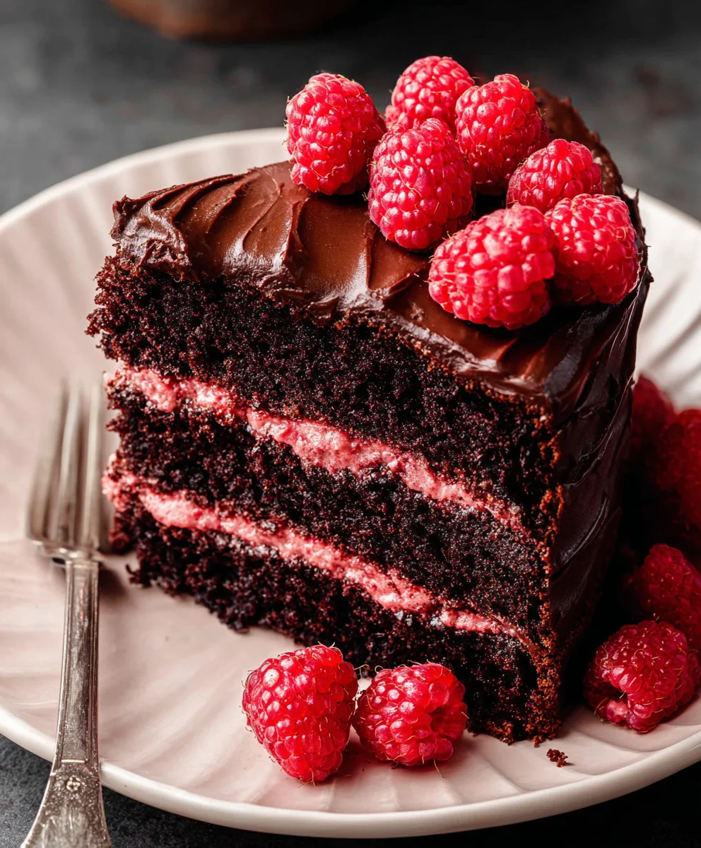 Decadent Chocolate Raspberry Cake Recipe