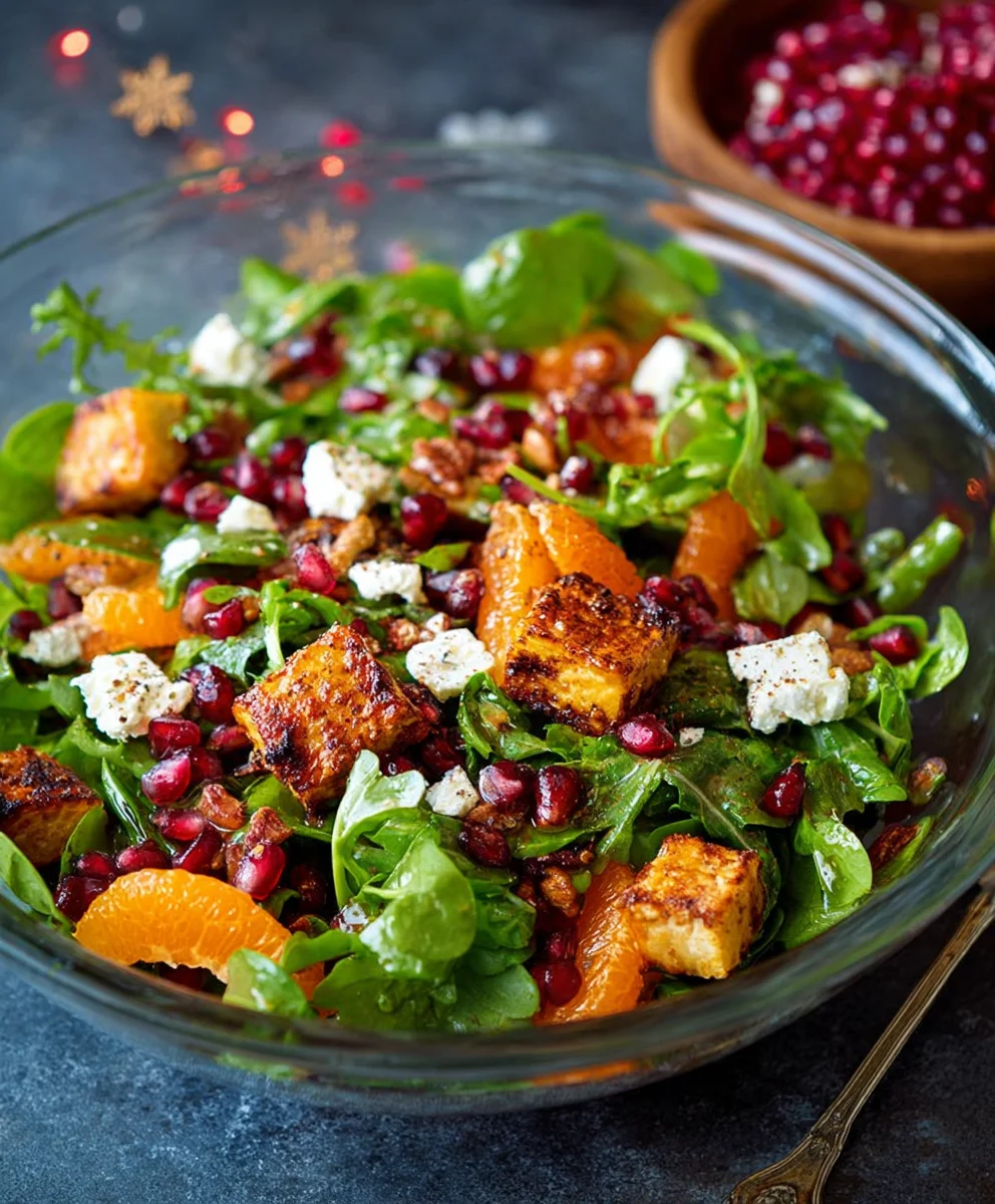Festive Christmas Salad Delight- Easy Holiday Recipe