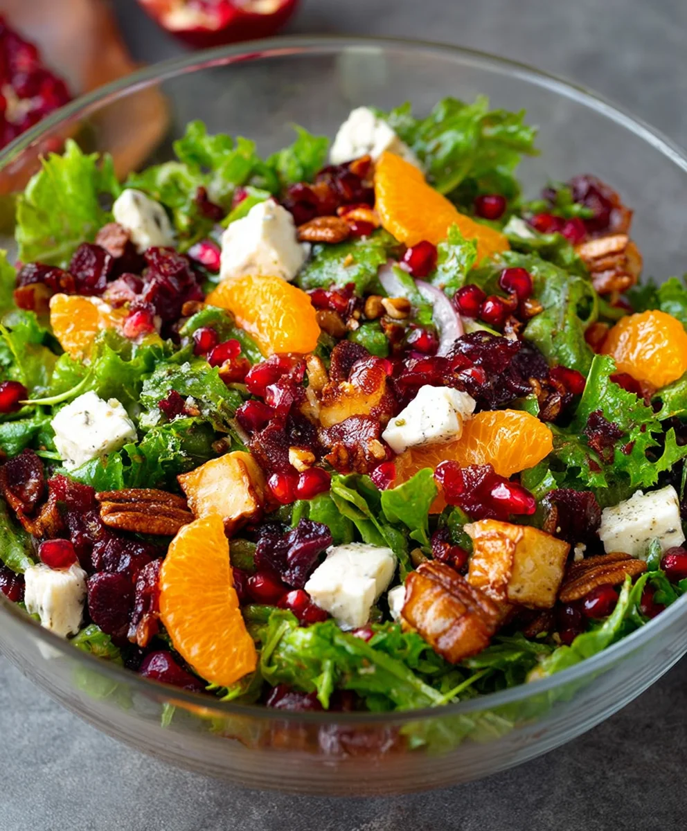Festive Christmas Salad Delicious Beef and Greens