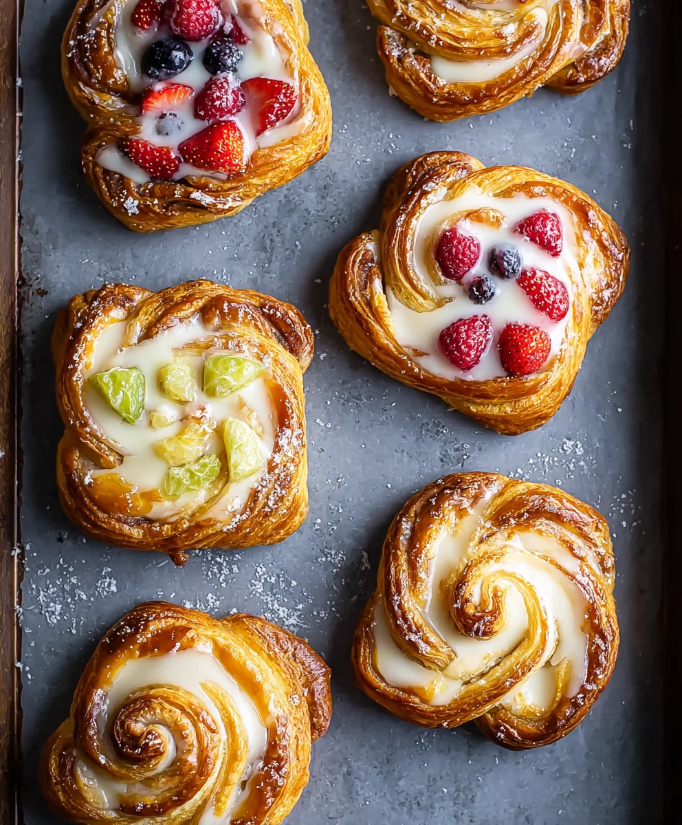 Flaky Danish Pastries- Easy Homemade Recipe