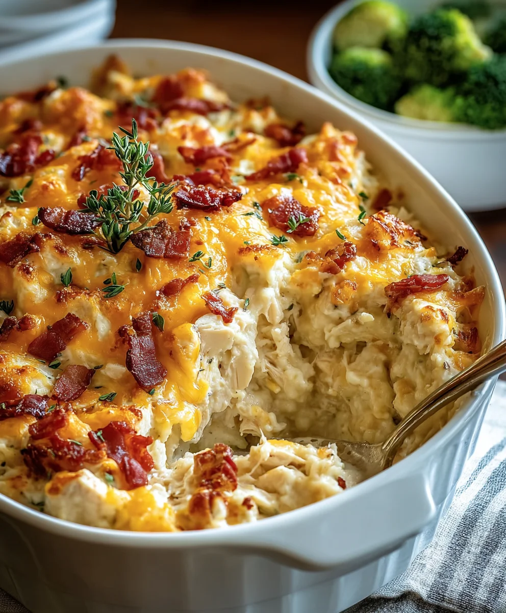 Low Carb Chicken Casserole - Easy & Delicious Recipe