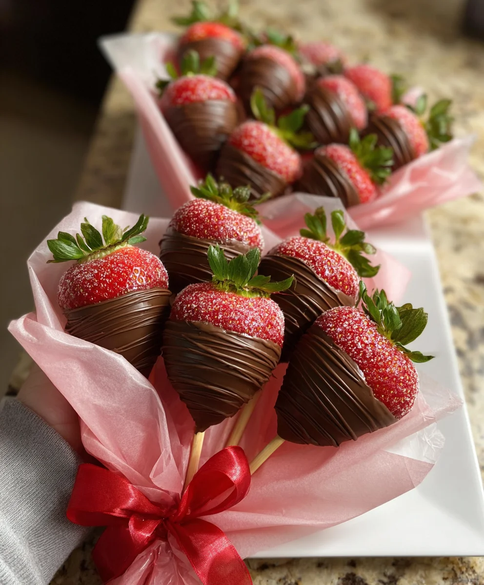 Easy Chocolate Covered Strawberries-Best Dessert
