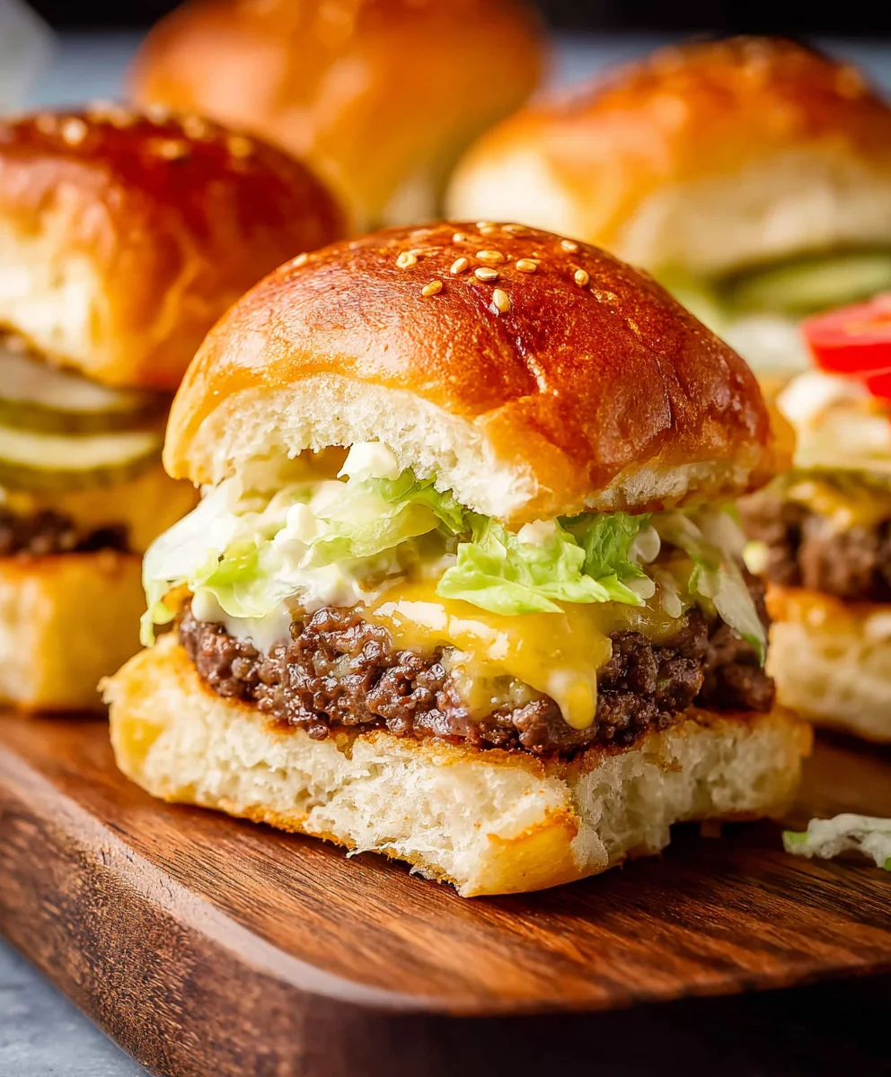 Big Mac Sliders- Easy Copycat Beef Recipe