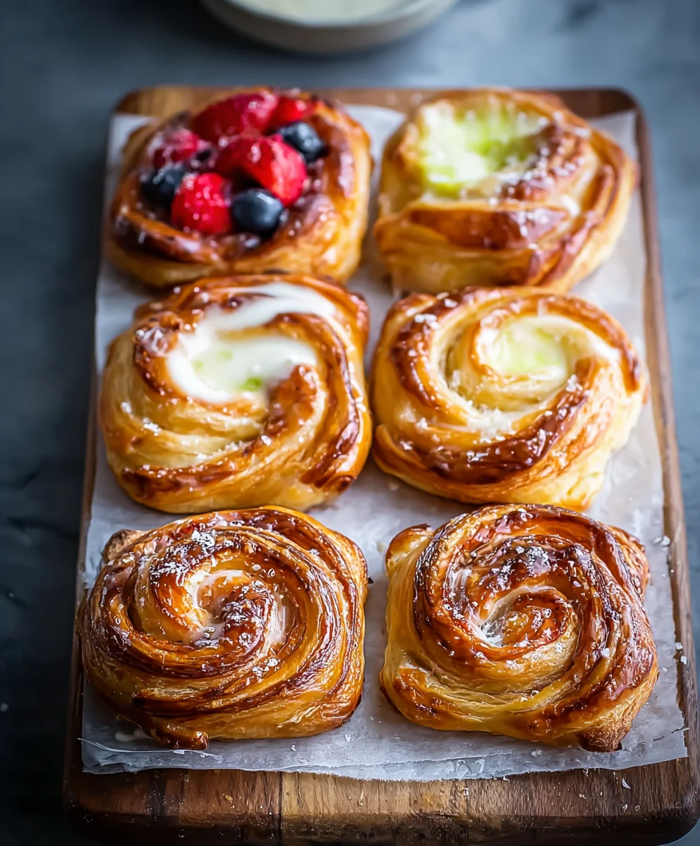Flaky Danish Pastries- Easy Homemade Recipe