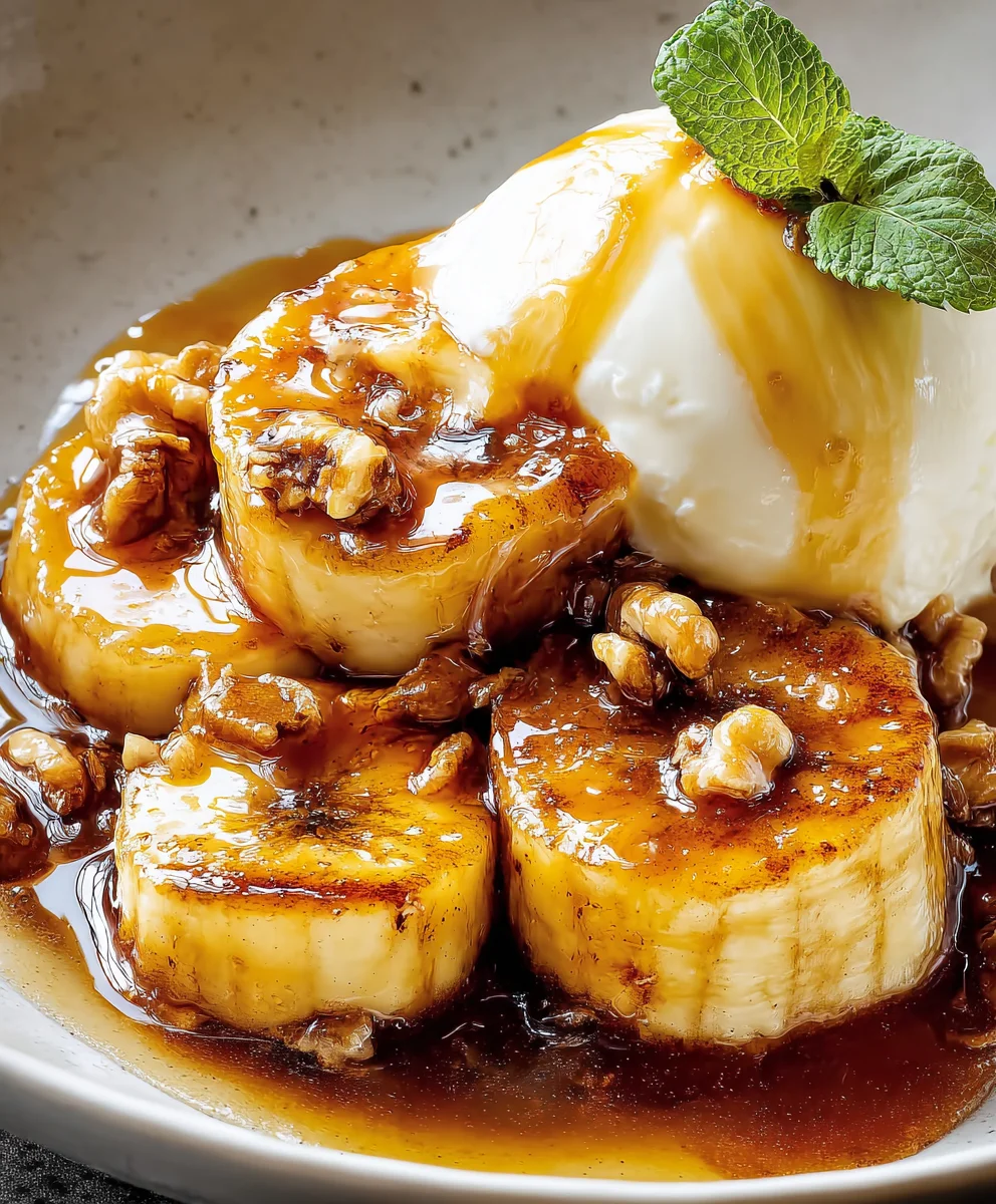 Quick Bananas Foster Dessert- Easy & Delicious