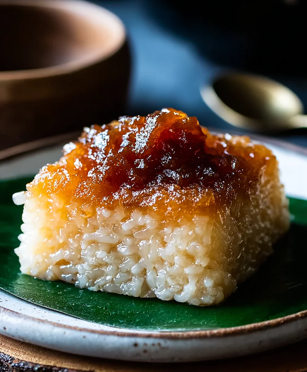 Biko Filipino Sticky Rice-Sweet & Chewy Delight