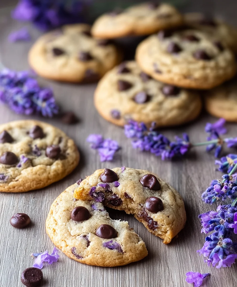 Lavender Chocolate Chip Cookies-A Dreamy Dessert