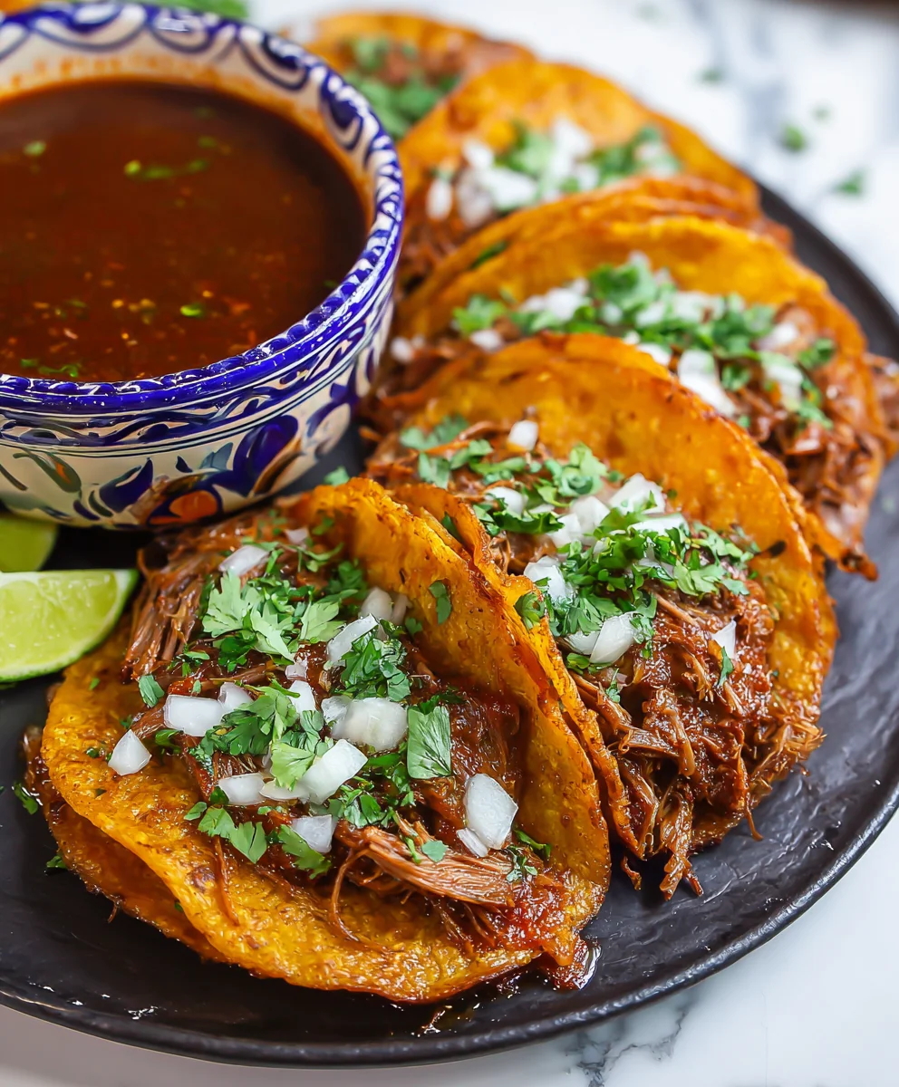 Easy Beef Birria Tacos - Authentic Flavor