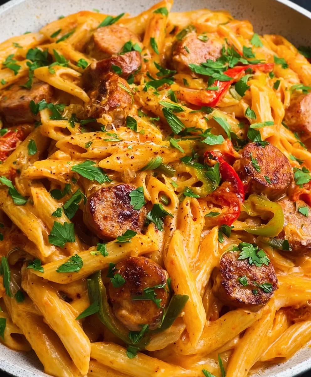 Creamy Cajun Beef Pasta - Minute One Pot Meal