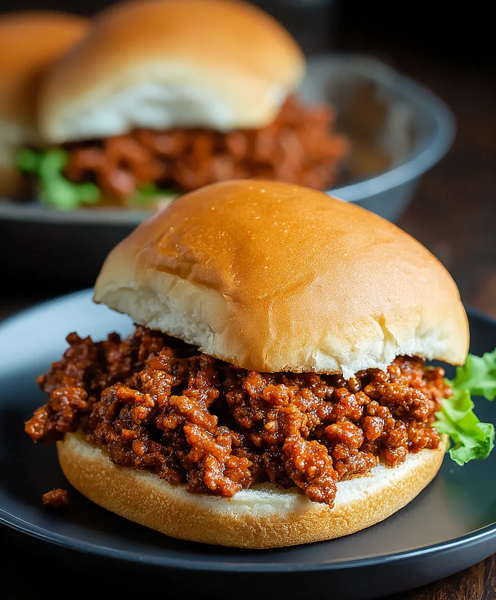 Easy Homemade Beef Sloppy Joes - Quick Dinner