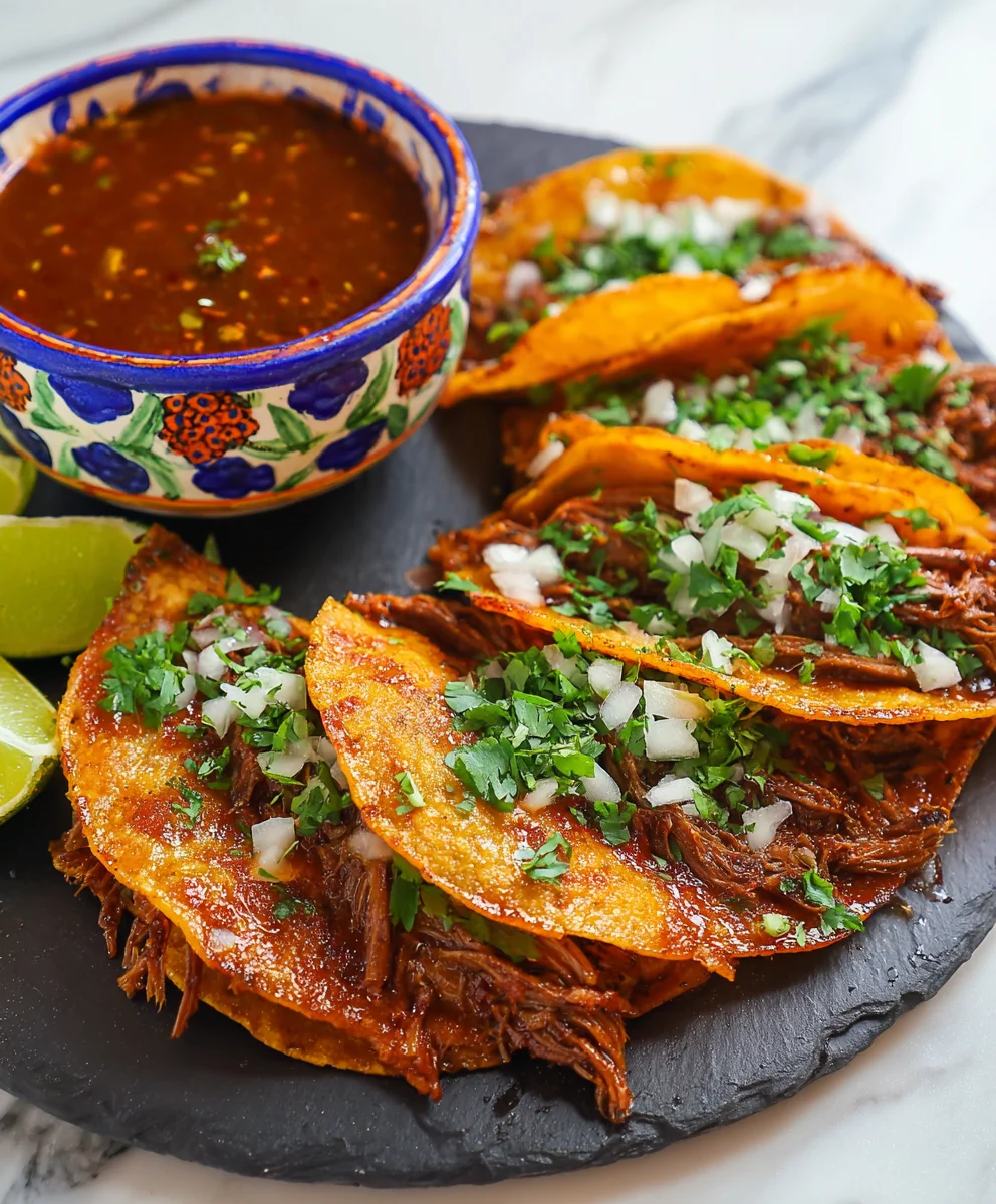 Easy Beef Birria Tacos - Authentic Flavor