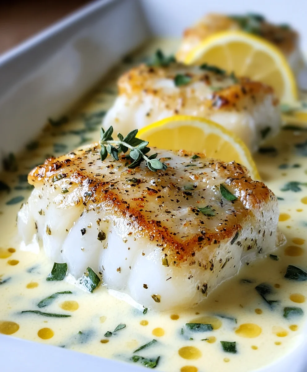Coconut Lemon Baked Cod - Quick & Easy Dinner