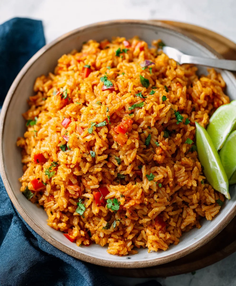 Easy Flavorful Mexican Rice- Beef & Non-Non-Non-Alcoholic Alternativeic Twist