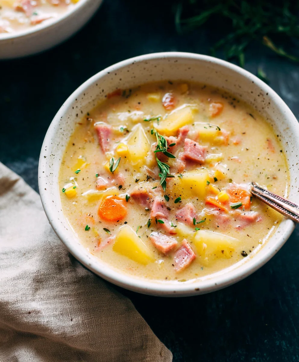 Hearty Beef-Beef-Beef Potato Soup - Delicious Comfort