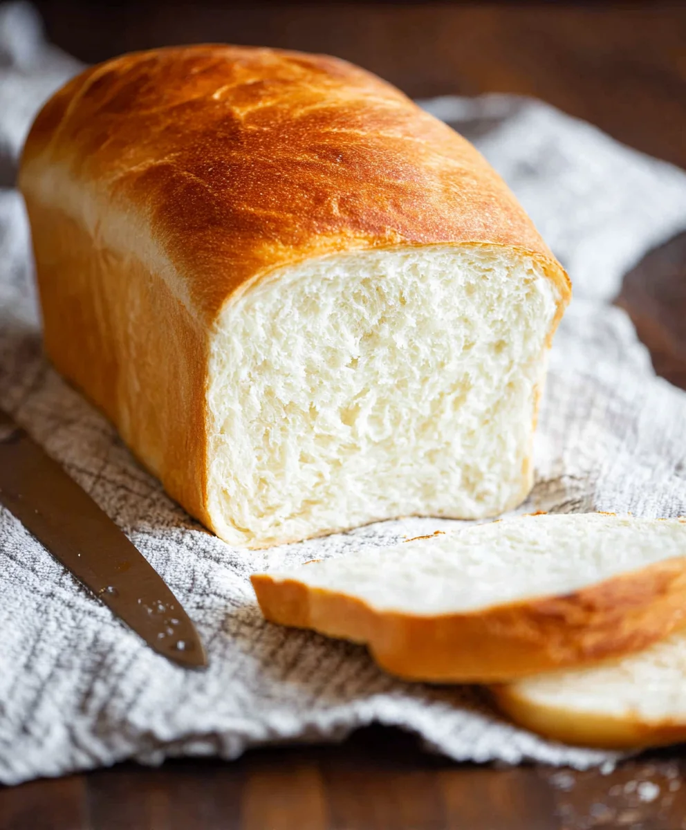 Amish White Bread Recipe-Soft Fluffy Homemade Loaf