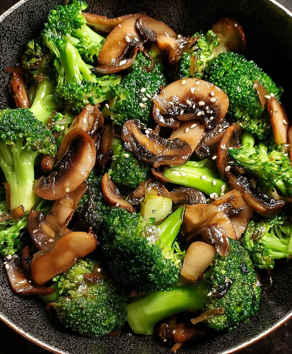 Easy Broccoli Mushroom Stir Fry - Quick & Healthy Dinner