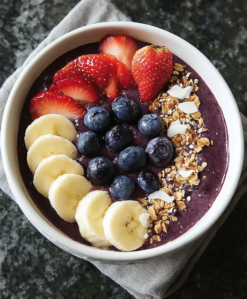 Fresh Acai Breakfast Bowl- Healthy & Delicious Start