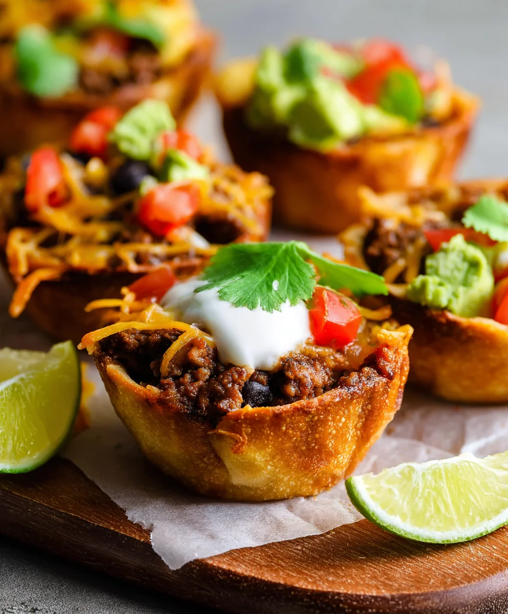 Easy Beef Taco Cups-Quick Family Dinner Idea