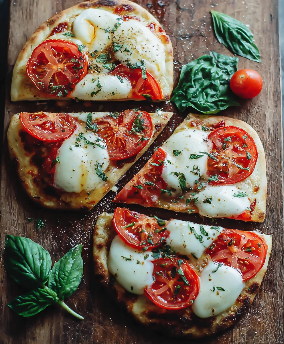 Easy Caprese Naan Pizza - Quick & Delicious Recipe