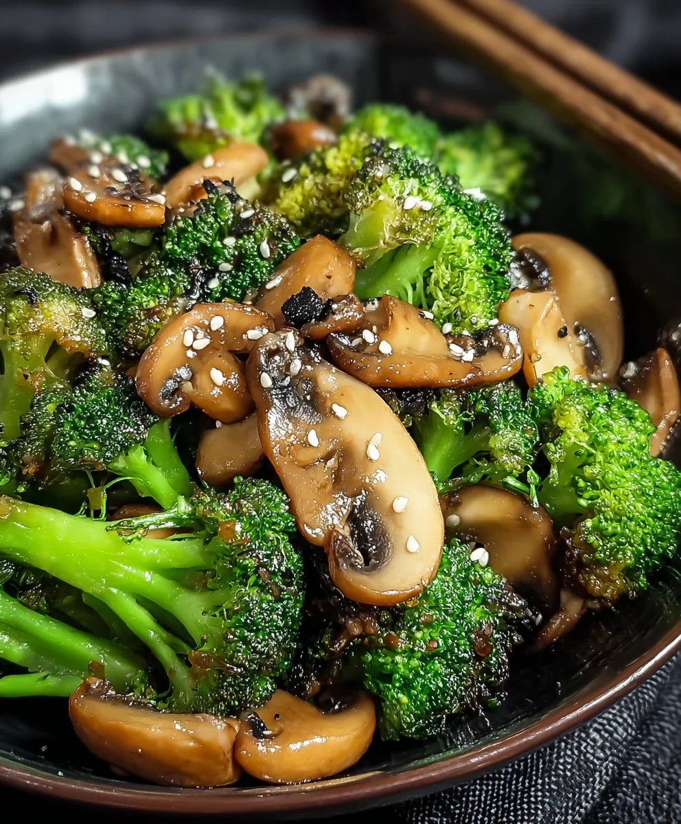 Easy Broccoli Mushroom Stir Fry - Quick & Healthy Dinner