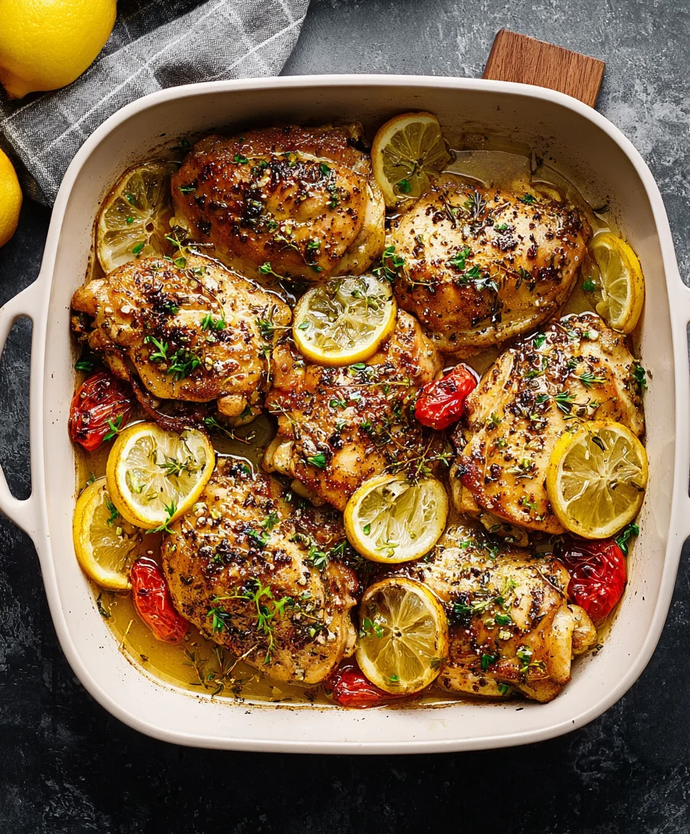 Greek Lemon Chicken - Easy Flavorful Recipe
