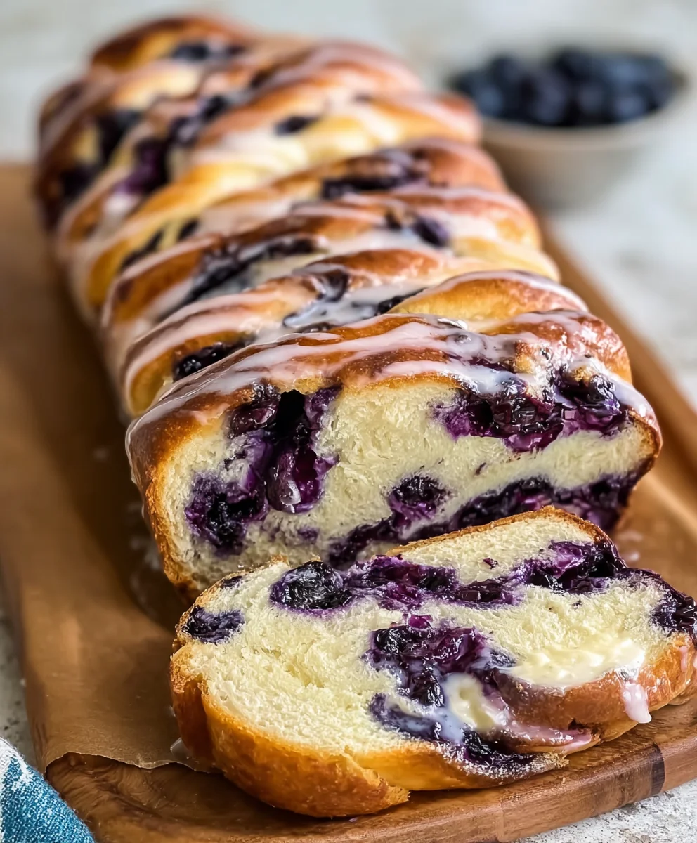 Blueberry Cream Cheese Babka- Sweet Swirls & Delicious Flavor