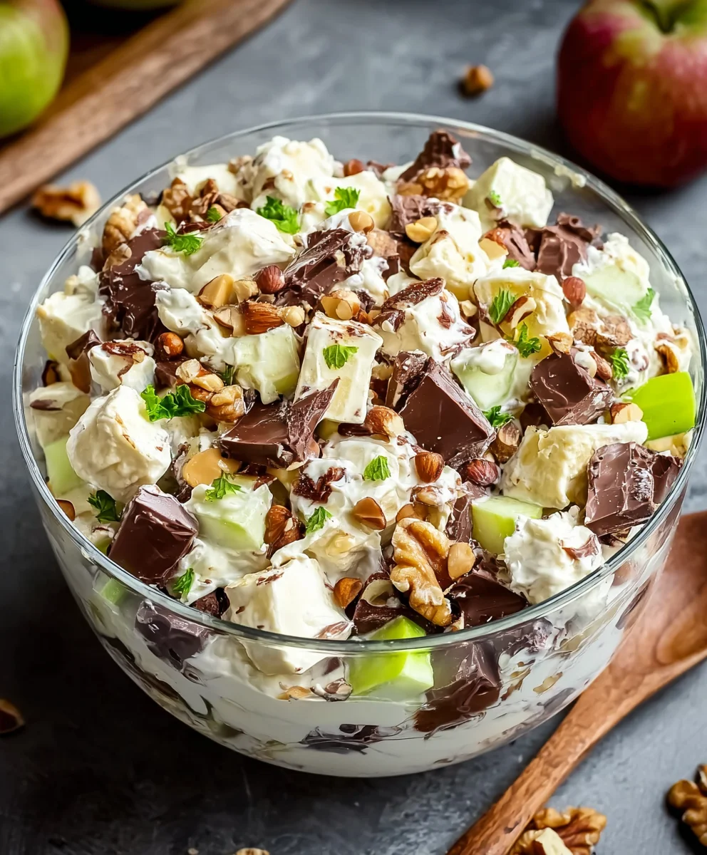 Decadent Snickers Salad Recipe- A Sweet Treat