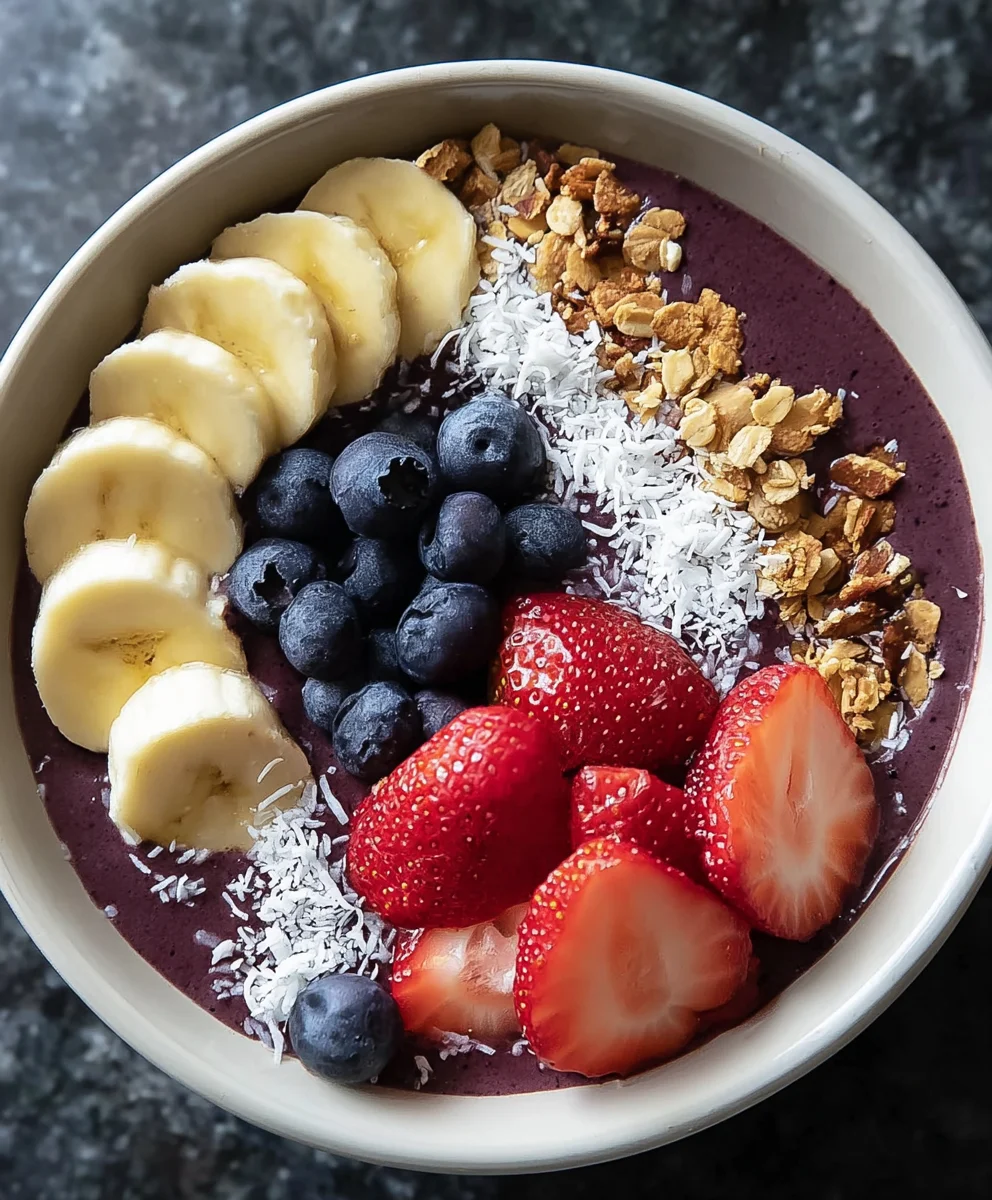 Fresh Acai Breakfast Bowl- Healthy & Delicious Start