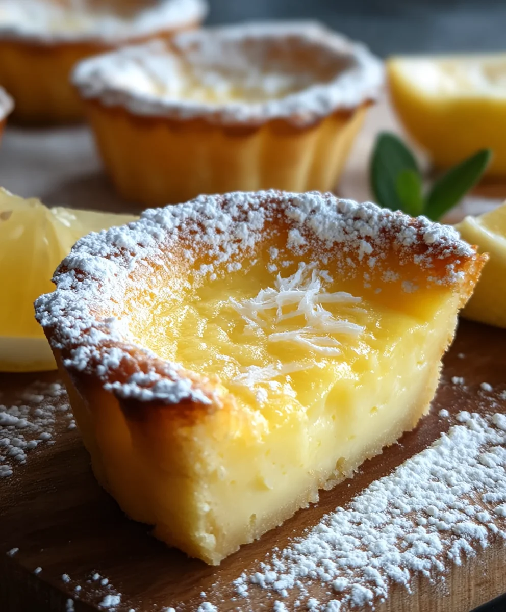Baby Lemon Impossible Pie - Easy Dessert Recipe