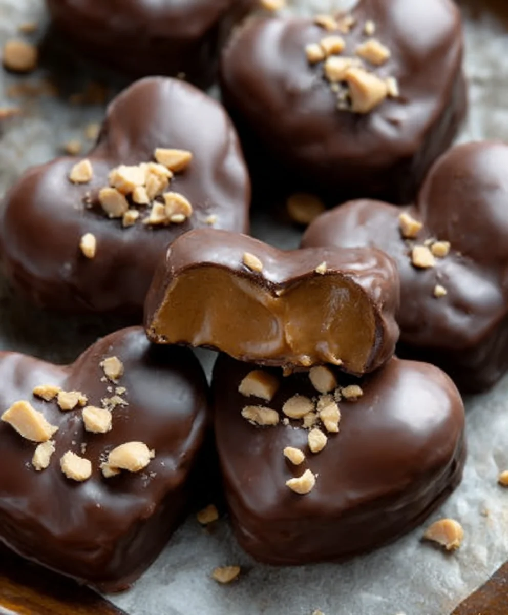 Chocolate Peanut Butter Vonn-alcoholic valentine's Heart Non-Non-Non-Alcoholic Alternative Treat